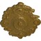 Ekena Millwork Strasbourg Ceiling Medallion, Hand-Painted Gold, 30 1/2"W x 20"H x 1 1/2"P CM30SGGLS - alternate 2